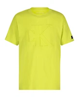 Calvin Klein Big Boys Embossed Ck Short Sleeve Tee