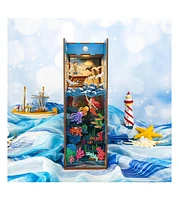 Flash Popup Diy 3D Book Nook Kit Mermaid Story 77pcs