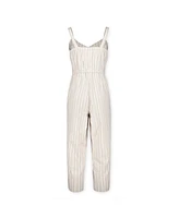 Hope & Henry Women's Button Front Jumpsuit