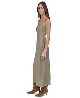 Dkny Jeans Women's Washer Satin Bias Slip Dress