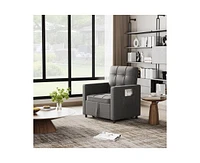 gaomon Sofa Bed Sleeper Chair, 3-in-1 Convertible Pull Out Sofa Bed with Adjustable Backrest