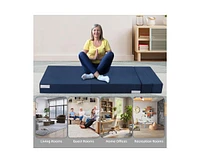 gaomon Folding Sofa Bed, Foldable Couch Bed with Pillow, Convertible Sleeper Chair Folding Sofa Mattress