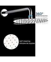 Casainc Round Single Functions Wall Mount Shower Faucet