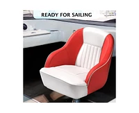 gaomon Pontoon Boat Seat,Captain Bucket Seat With Thickened Sponge Padding,Boat Captains Chairs,Fishing Boat Seats, Boat Bucket Seat for Fishing Boat,