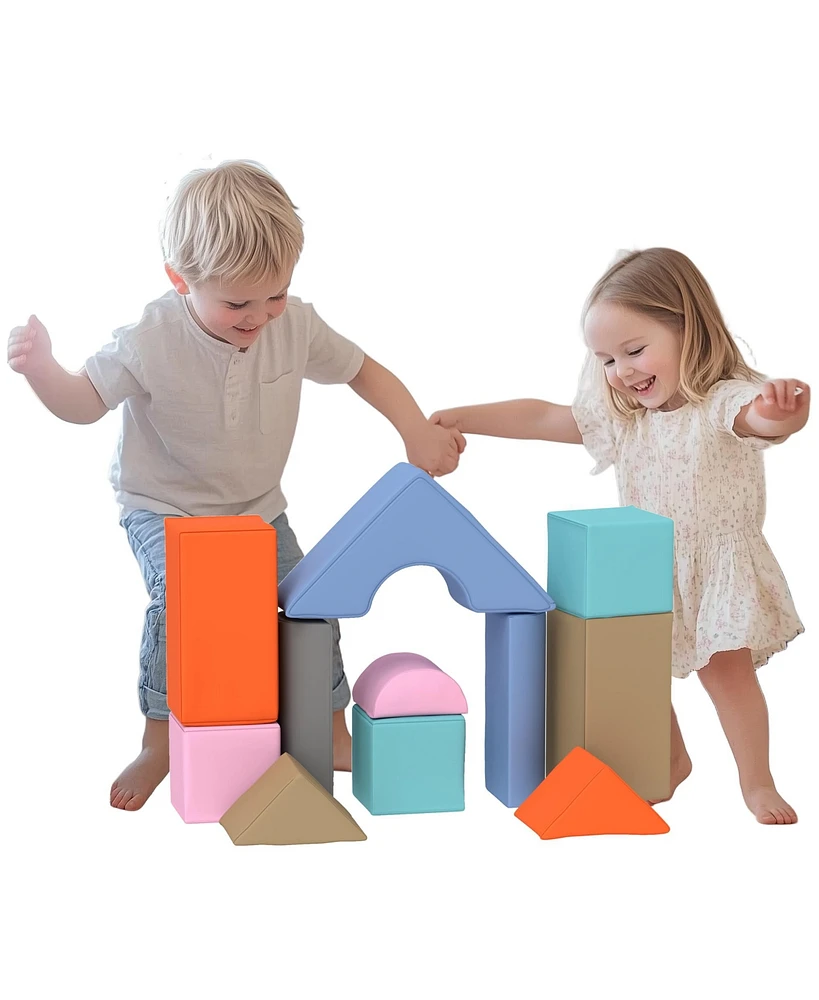 Qaba 11 Piece Soft Play Set for Toddlers 6-72 Months