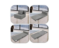 gaomon Folding Sofa Bed, Foldable Couch Bed with Pillow, Convertible Sleeper Chair Folding Sofa Mattress