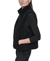 Dkny Sport Women's Reversible Sherpa Vest