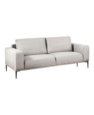 Furniture of America 82" Danio Chenille Track Arm Sofa