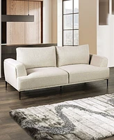 Furniture of America 81" Orlandi Chenille Flared Arm Sofa