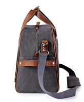 Tsd Brand Stone Creek Waxed Canvas Weekender