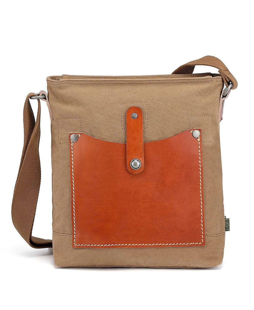 Tsd Brand Super Horse Canvas Crossbody Bag