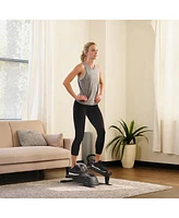 Sunny Health & Fitness Home Cardio Portable Stand Up Magnetic Elliptical Machine, Under Desk Stepper, Stamina Workout, Sf-E3908