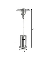 Sugift Garden Propane Standing Lp Gas Steel Accessories Heater