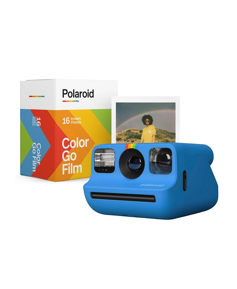 Polaroid Go Generation 2 Blue Instant Camera with Go Color Film Bundle