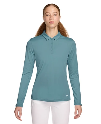 Nike Women's Dri-fit Victory Long-Sleeve Golf Polo