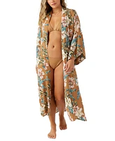 O'Neill Women's Jackey Printed Kimono Swim Cover-Up