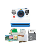 Polaroid Now Instant Camera Generation 2 (Blue) w/Film Kit & B&W Film