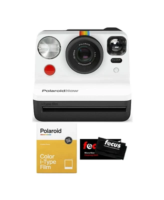 Polaroid Originals Now i-Type Instant Film Camera (Black and White) with Film