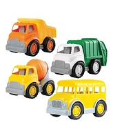 Kaplan Early Learning Playgo On the Go Community Vehicles - Set of 4