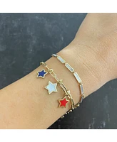 The Lovery Mother of Pearl Star Charm 14K Gold millimeters