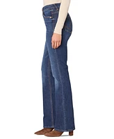 Democracy Women's "Ab"Solution High Rise Itty Bitty Bootcut Cascading Rhinestone-Trim Jeans