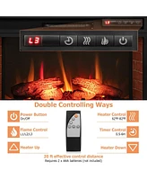 Sugift 26 Inch Infrared Electric Fireplace Insert with Remote Control