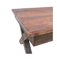 vidaXL Coffee Table Mixed Recycled Wood 43.3"x23.6"x17.7"