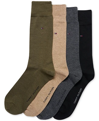 Tommy Hilfiger Men's 4pk. Solid Dress Crew Socks