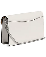 Coach Tabby Small Leather Chain Clutch