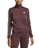 adidas Women's Tricot 3-Stripes Track Jacket