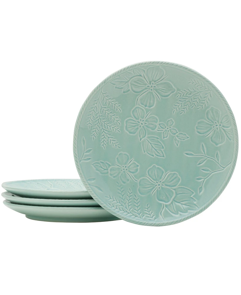 Fitz and Floyd English Garden Salad Plates, Set of 4