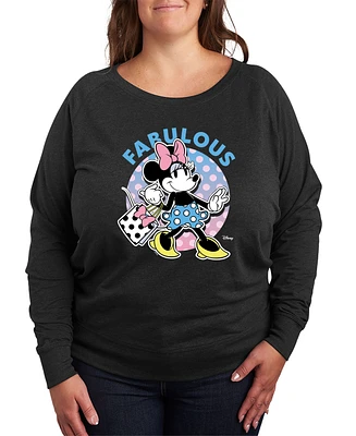 Hybrid Apparel Plus Disney Minnie Mouse Fabulous Graphic Pullover T-shirt