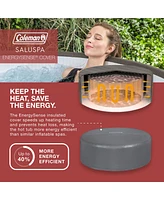 Bestway Coleman Napa AirJet Inflatable Hot Tub with EnergySense Cover, Brown