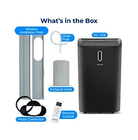 SereneLife Portable Air Conditioner, 12000 Btu, Dehumidifier & Fan Modes