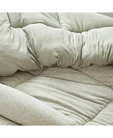 Sweater Weather Yoga - Coma Inducer Oversized Comforter - Snowy Moss-Gray