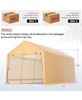 Gouun 9 x 17 Feet Heavy Duty Carport Canopy