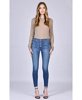 Black Orchid Denim Women's Ava Patch Pocket Skinny Jean