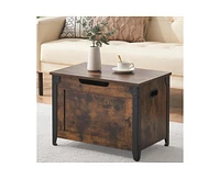gaomon Storage Chest, Wooden Storage Trunk, Storage Bench with Safety Hinge and Lift-Top for Entryway, Bedroom