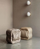 Tov Furniture 21" Concrete Indoor and Outdoor Stool