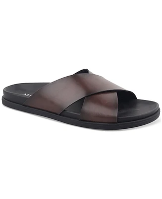 Alfani Men's Wallace Banded Sandals, Exclusively at Macy's