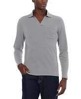 Scotch & Soda Men's Relaxed-Fit Long-Sleeve Pocket Polo Shirt