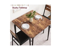 gaomon Dining Table for 2, Small Table and Chairs Set of 2, Square Dinette Set for 2, Dinner Table Set
