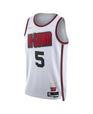 Nike Men's and Women's White Fred VanVleet Houston Rockets 2024/25 City Edition Finished Swingman Jersey