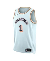 Nike Men's and Women's Light Blue Victor Wembanyama San Antonio Spurs 2024/25 City Edition Finished Swingman Jersey