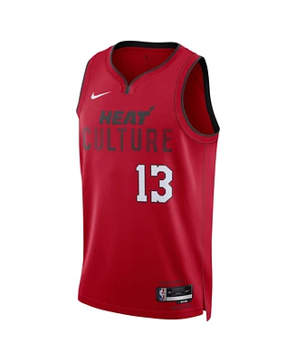 Nike Men's and Women's Red Bam Adebayo Miami Heat 2024/25 City Edition Finished Swingman Jersey