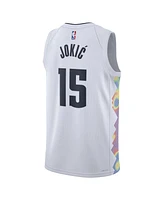 Nike Men's and Women's White Nikola Jokic Denver Nuggets 2024/25 City Edition Finished Swingman Jersey