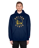 New Era Men's Navy Golden State Warriors 2024/25 City Edition Pullover Hoodie