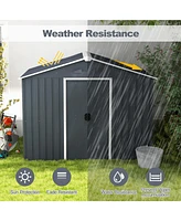 Gouun Outside Storage Shed with Lock Air Window
