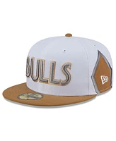 New Era Men's White Chicago Bulls 2024/25 City Edition 59FIFTY Fitted Hat