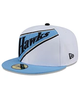 New Era Men's White Atlanta Hawks 2024/25 City Edition 59FIFTY Fitted Hat